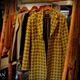 Coats on display at Laman.